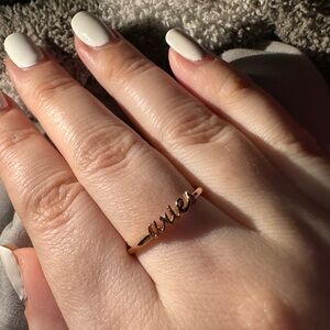 DAINTY ARIES RING. ADJUSTABLE. Gold/Rose Gold NWOT